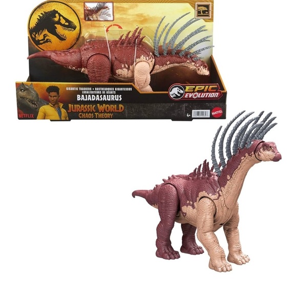 Mattel Bajadasaurus Action Figure Brown and Tan - Picture 3 of 5